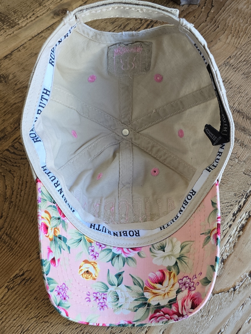 Robin Ruth Floral Baseball Cap - Pink - Picture 3 of 5